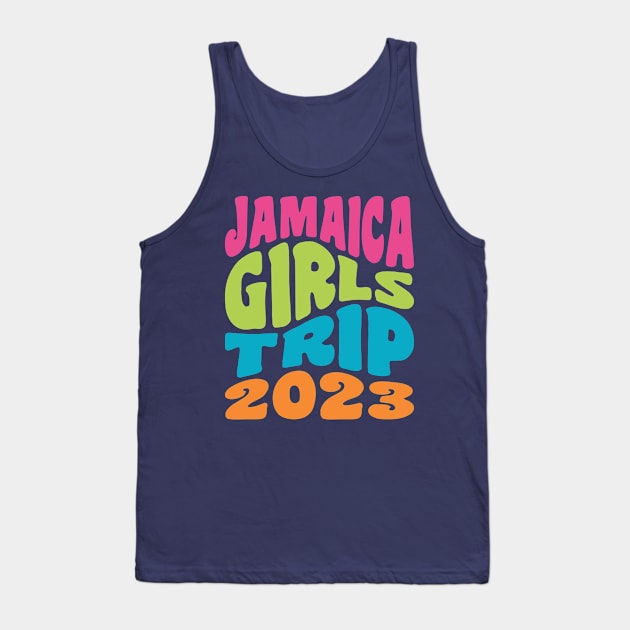 Jamaica Girls Trip 2023 shirts for Women Matching Tank Top by PodDesignShop